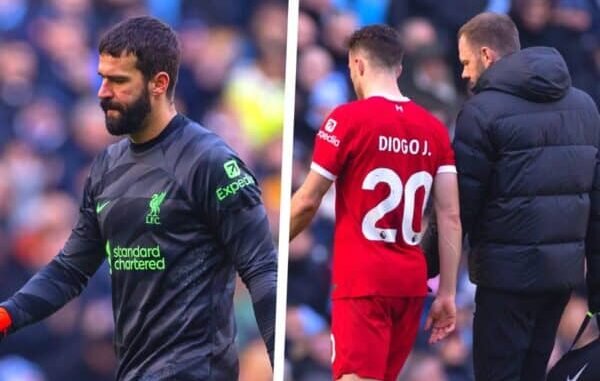 Liverpool Injury News Injury Updates For Alisson Becker And Diogo Jota